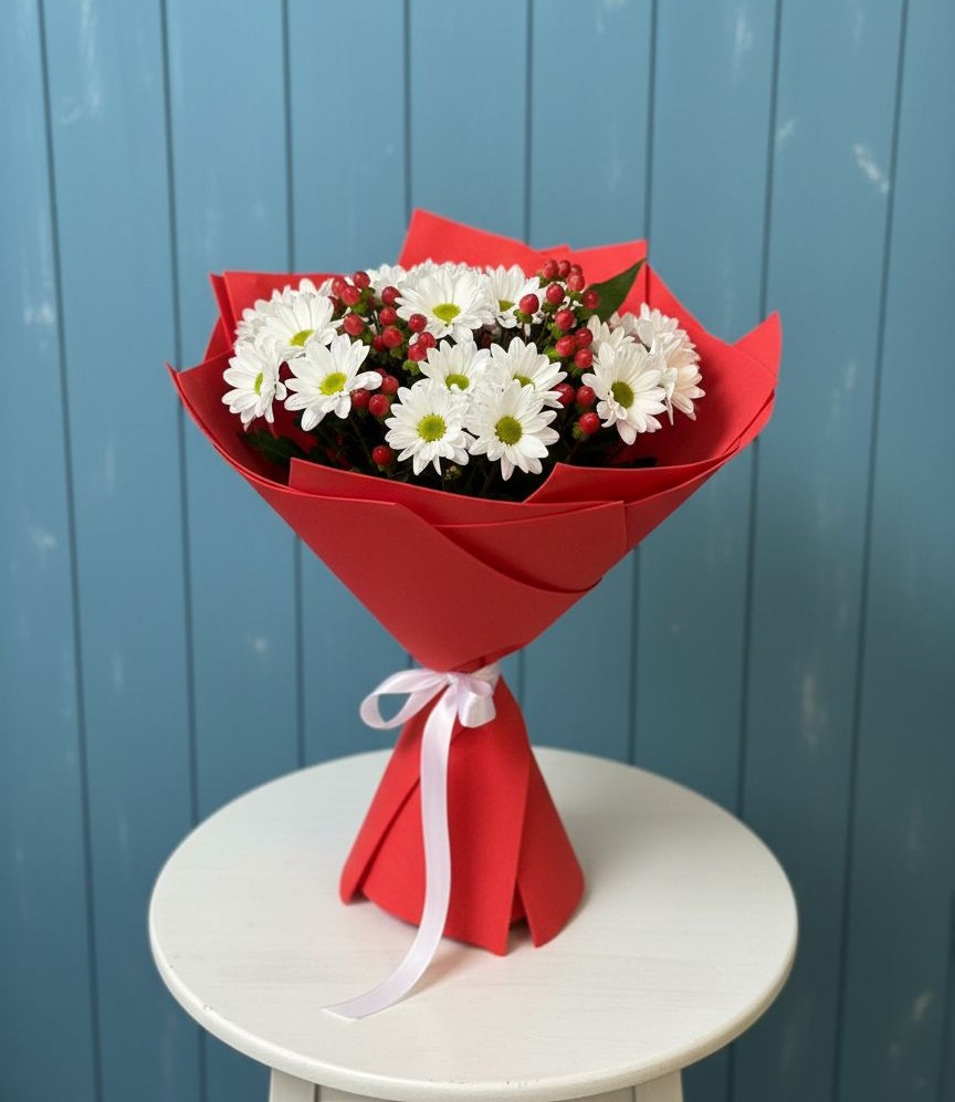 Букет цветов из: Хризантемы в Воргашоре