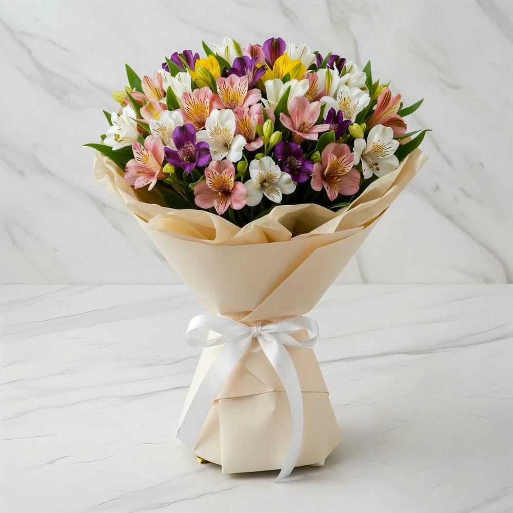 Букет цветов из: Альстромерии в Воргашоре