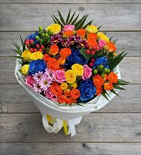 Букет цветов из:  Розы и Хризантемы #REPLACE_PRED# Воргашоре