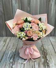 Букет цветов из:  Гвоздики, Розы и Хризантемы в Воргашоре