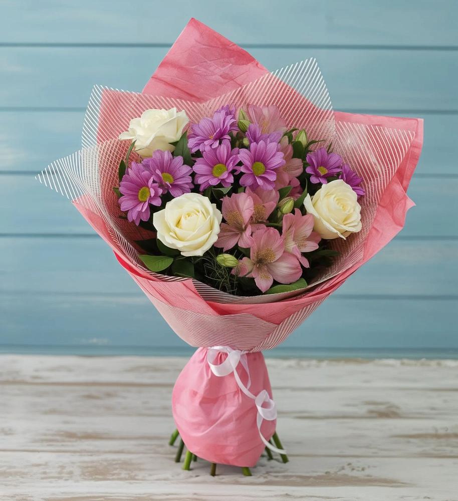 Букет цветов из: Герберы в Воргашоре