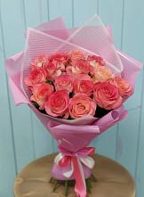 Букет 15 Розовых роз Равель в Воргашоре